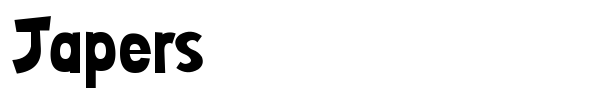 Шрифт Japers