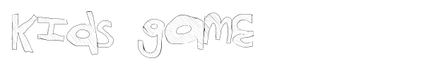 Шрифт Kids Game