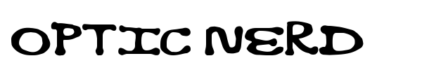 Шрифт Optic Nerd