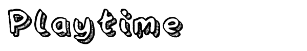 Playtime font preview
