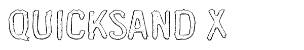 Шрифт Quicksand X