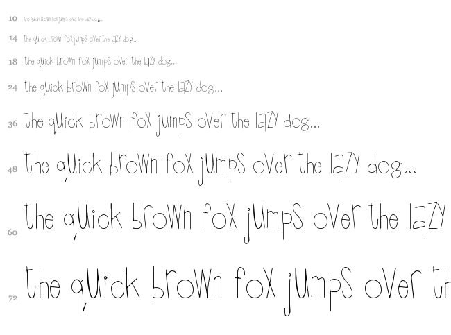 Scrapbuckets font waterfall