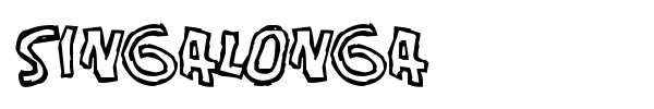 Шрифт Singalonga