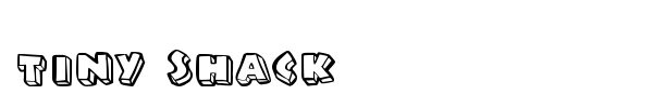 Tiny Shack font preview