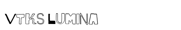 Шрифт Vtks Lumina