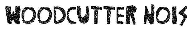 Шрифт Woodcutter Noise