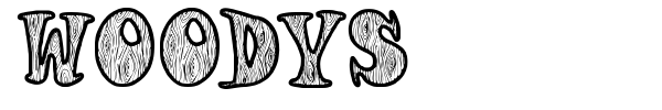 Шрифт Woodys