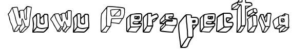 Шрифт Wuwu Perspectiva