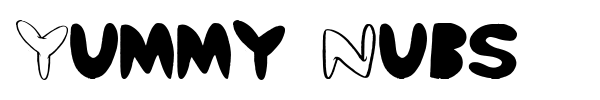 Шрифт Yummy Nubs