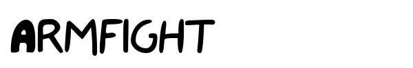 Шрифт Armfight