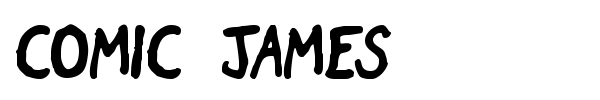 Шрифт Comic James