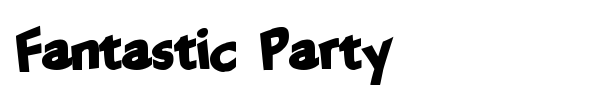 Шрифт Fantastic Party