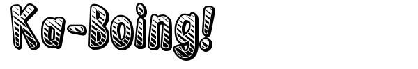 Ka-Boing! font preview
