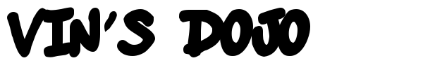 Шрифт Vin's Dojo