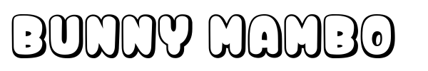 Bunny Mambo font preview