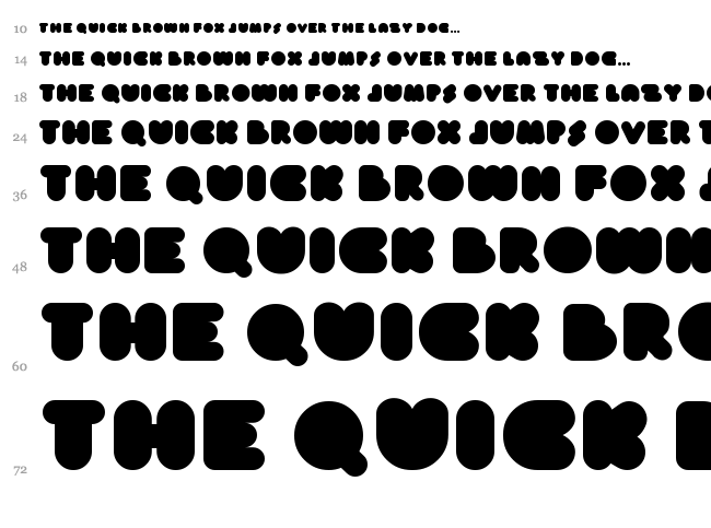 Clean Ape font waterfall