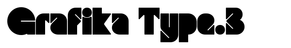 Шрифт Grafika Type.3