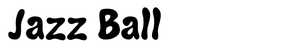 Jazz Ball font preview