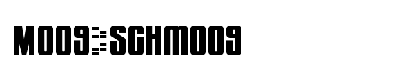 Шрифт Moog/Schmoog