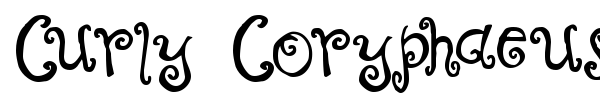 Шрифт Curly Coryphaeus