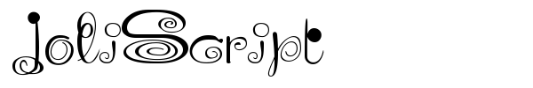 Шрифт JoliScript