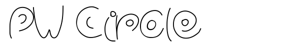 Шрифт PW Circle