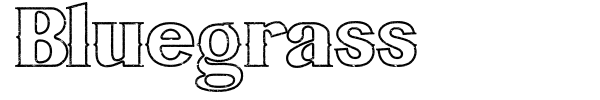 Шрифт Bluegrass