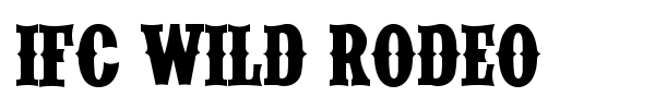 Шрифт IFC Wild Rodeo