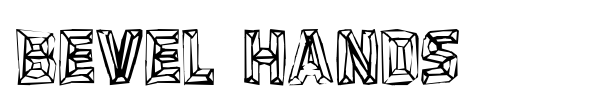 Шрифт Bevel Hands