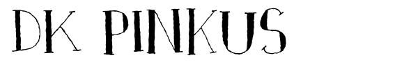 Шрифт DK Pinkus