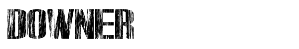 Downer font preview