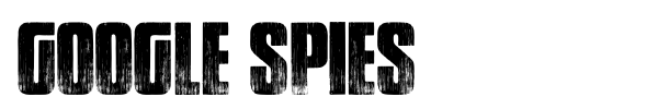Шрифт Google spies