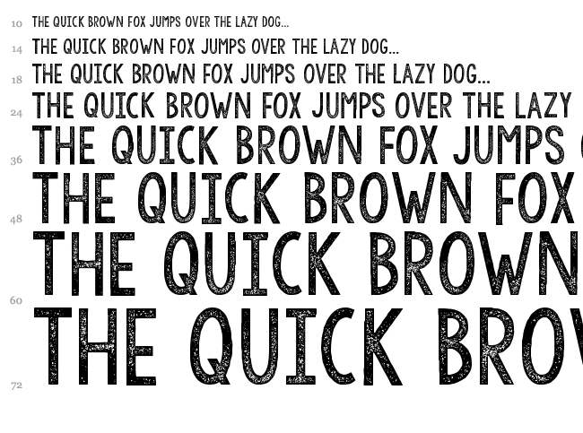 KG All of Me font waterfall