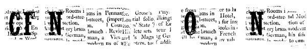 CF Nelson Old NewsPaper font preview
