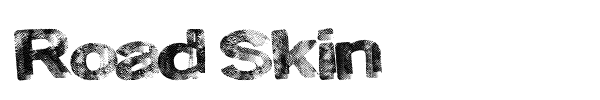 Шрифт Road Skin