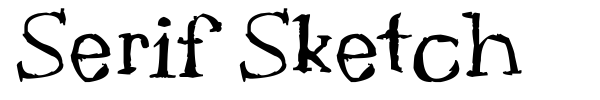 Шрифт Serif Sketch