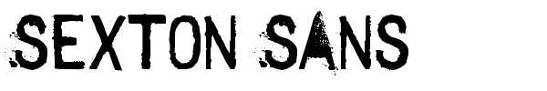 Шрифт Sexton Sans