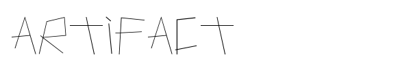 Шрифт Artifact