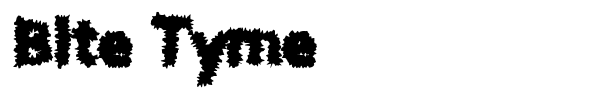 Шрифт Bite Tyme