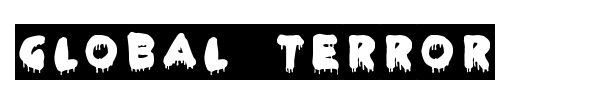 Шрифт Global Terror