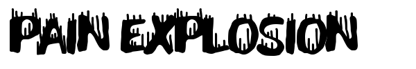 Шрифт Pain Explosion