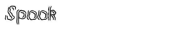 Шрифт Spook