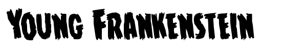 Шрифт Young Frankenstein