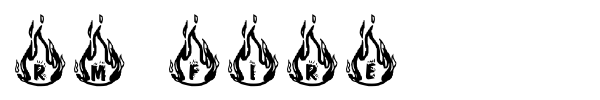 Шрифт RM Fire