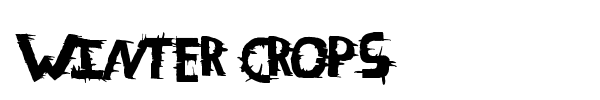 Шрифт Winter Crops
