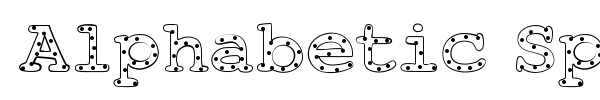 Шрифт Alphabetic Sprinkles