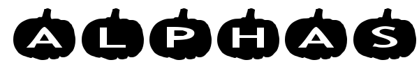 Шрифт AlphaShapes pumpkins