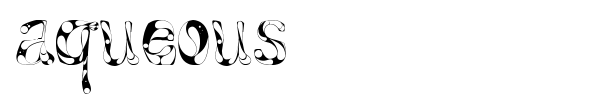 Aqueous font preview