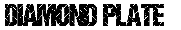 Шрифт Diamond Plate