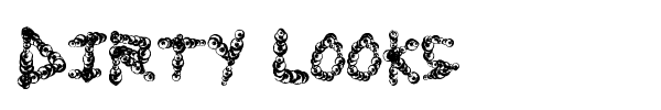 Dirty Looks font preview